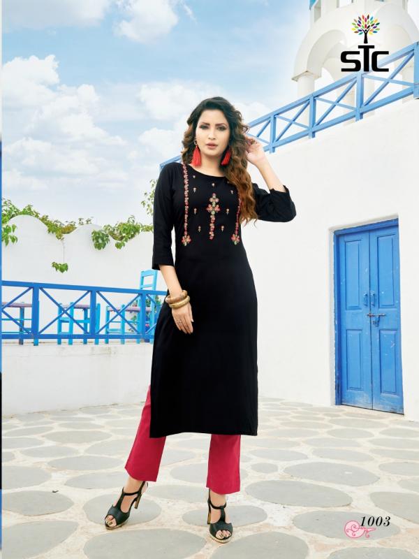 STC Glorious-Rayon-Kurti-With-Bottom